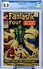 Fantastic Four #61 CGC 8.0 Surfer Inhumans Sandman Parker JUSTE CLASSÉ ÉTUI CLAIR