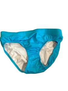 🌊💎 Fondo da bagno donna Lands’ End controllo pancia – Taglia 8 – Turchese – Nuovo senza etichette 💎 - Foto 1 di 7