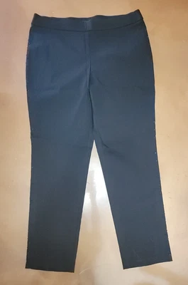 Pantalones al tobillo elásticos negros con tachuelas XL Style & Co. nuevos sin etiquetas Foto 1 de 4
