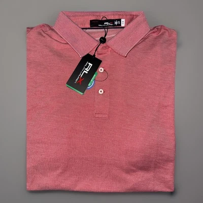 110$ RLX Ralph Lauren мужской размер XXL Pro Fit красный Pique впитывающий гольф рубашка-поло - Изображение 1 из 4
