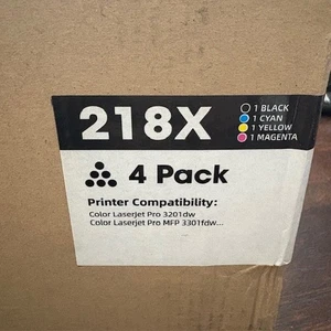 W2180X W2181X W2182X NO Chip Toner do HP Pro 3201dw MFP 3301fdw 3301sdw 4-pak - Zdjęcie 1 z 8