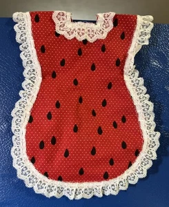 Vintage Geschirrspülschürze Kleid Wassermelone Spitze - Bild 1 von 2
