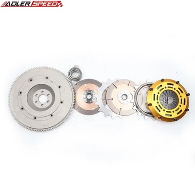 Racing Clutch Twin Disc Kit + Flywheel for 02-06 NISSAN SENTRA SER SPEC-V 2.5L - Image 1 of 4
