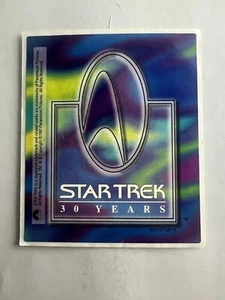 Vintage Star Trek Paramont Original 30 years Series 1997 Sticker c1 - Picture 1 of 3