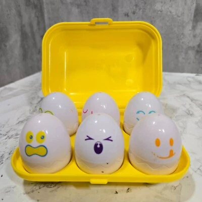 Vintage 1993 TOMY Hide & Squeak Eggs Educational Shape Sorter Play To Learn Toy - Image 1 of 4