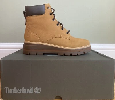 Timberland Cheyenne Valley Mid Con cordones Trigo Nubuck Mujer’s Talla 9 Foto 1 de 4