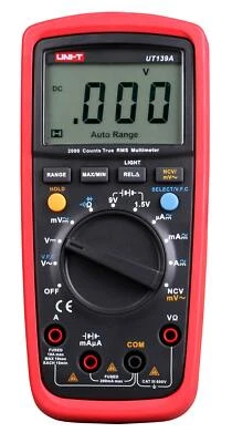 Multimeter Digital True RMS Auto Range Durchgang Strommessgerät 10A CAT III 600V - Bild 1 von 4