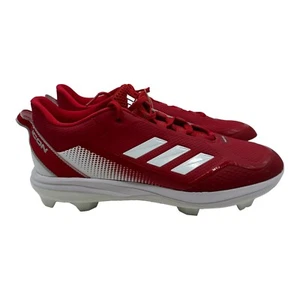 Adidas Icon 7 Low Top Baseball Cleats Red White S23880 Men's Size 11.5 - Picture 1 of 7
