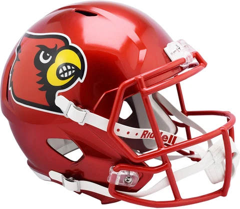 Louisville Cardinals Unsigned  FLASH Alternate Revolution  Rep Football Helmet Cover