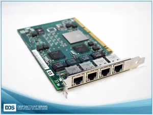 389996-001 HP NC340T PCI-X (4)1GbE RJ-45 NIC - Picture 1 of 2