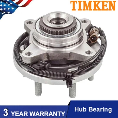 Подшипник и ступица переднего колеса TIMKEN для 2015 2016 2017 Ford F-150 4WD 590594 - Изображение 1 из 4