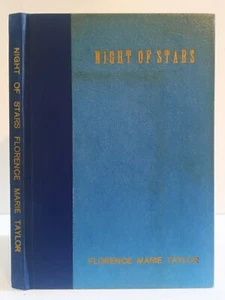 Night of Stars by Florence Marie Taylor Signed by Author 1956 Peoria ,ILL Poet - Bild 1 von 7