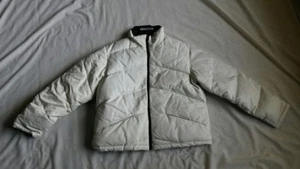Giacca Kenneth Cole reversibile 2 views nero/bianco,80% piumino,nylon,foderata,donna S - Foto 1 di 4