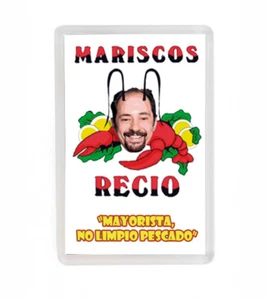 MARISCOS RECIO LA QUE SE AVECINA FRIDGE MAGNET IMAN NEVERA - Imagen 1 de 1