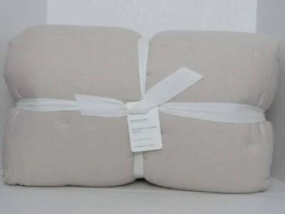 Pottery Barn European Flax Linen Waffle Comforter King/Cal.King Dark Flax NWT - Image 1 of 4