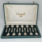MARLY CHRISTOFLE Moka coffee Spoons Silver plated 12 pcs with box