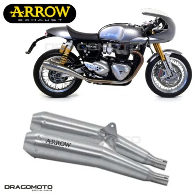 Scarico TRIUMPH THRUXTON 1200 RS 2022 2023 ARROW Nichrom PRO-RACING - Immagine 1 di 4