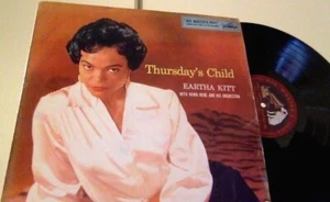 RARE UK 1956 original Eartha Kitt THURSDAY'S CHILD lp album RCA CLP-1104 w inner - Picture 1 of 12