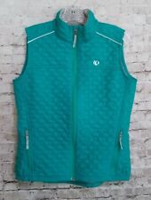 IQ Pearl Izumi Pro Series Green Quilted Vest Fleece Lined Medium
