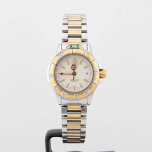 Tag Heuer 995.706 WF1120.BB0517 women 4000 Professional Silver Gold Watch 2-Tone - Picture 1 of 9