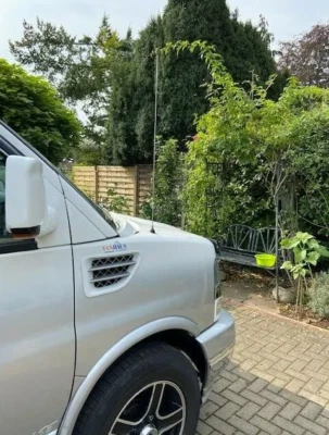 Mástil de antena de acero inoxidable 31" varilla radio AM/FM para Chevrolet Express 1996-2025 Foto 1 de 4