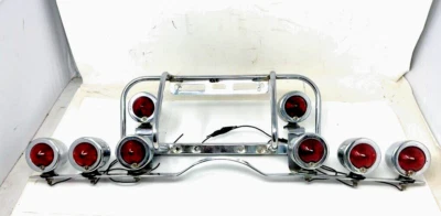 Harley Davidson Coney Island Light License Plate Bar 8 Bulb Custom Cycle Access - Image 1 of 4