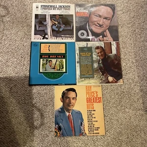 Lot of 5 Classic Country Vinyl Records Vinyl Lot Rock Albums 12” Lps - Picture 1 of 2