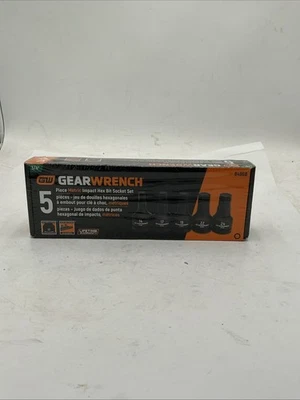 Gear Wrench 5  Piece Metric Impact Hex Bit Socket Set 84968 - Image 1 of 4