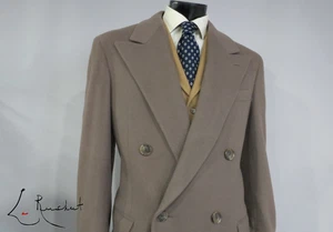 VTG Chaps Ralph Lauren Made in USA Heavy wool double breasted topcoat 42 R - Picture 1 of 11