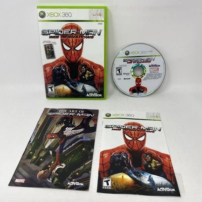 Spider Man Web Of Shadows Limited Edition W/Art Book Xbox 360 Complete CIB - Image 1 of 4