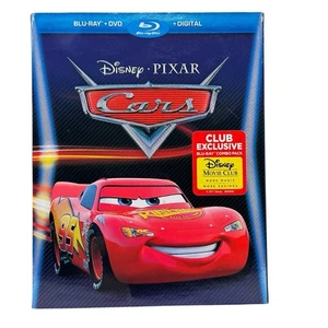 Cars Disney/Pixar (Blu ray/DVD + Digital, Movie Club Exclusive) w/Slip, NEW - Picture 1 of 5