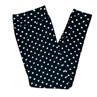 Leggings OS LuLaRoe ~ LUNARES MARFIL sobre FONDO NEGRO ~ Tallas 2-10 TALLA ÚNICA Foto 1 de 3