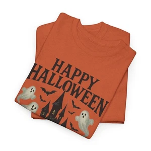 Halloween Grafik Tee, Unisex Heavy Cotton T-Shirt für Spooky Season, [...] - Bild 1 von 56