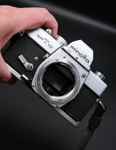 Minolta SRT101 35mm MF Film SLR Camera Body Only - Spares or Repair - Picture 1 of 10