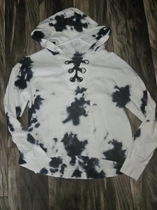 Justice Girls Tie Dye Hoodie Size 8 - Picture 1 of 7