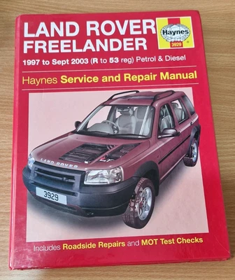 Land Rover Freelander Haynes Manual 1997 to 2003 Petrol & Diesel Models - Image 1 of 3