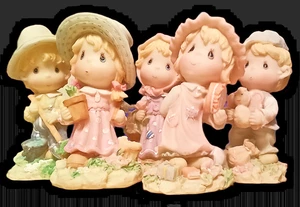 Flomo Unlimited Kinder Figuren Konvolut 5 pastellfarbene Figuren - Bild 1 von 10