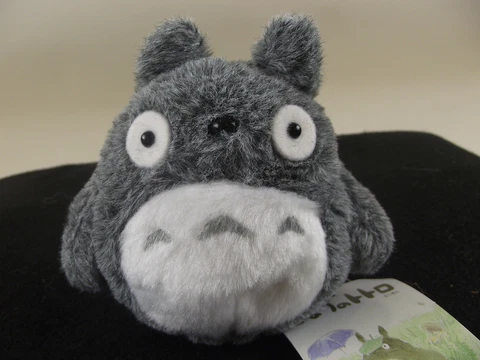 Totoro 4" Otedama Plush Toy By Sun Arrow new in bag Cover