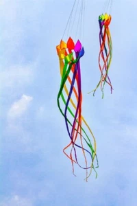 20ft Soft Swirl Rainbow - from HQ Kites - Picture 1 of 2