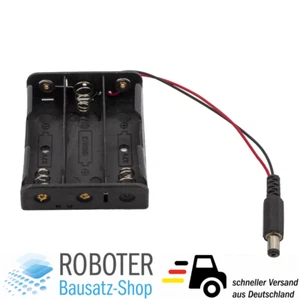 Batteriegehäuse für 3x 18650 mit DC-Stecker Arduino Raspberry Pi RC Modellbau - Bild 1 von 2