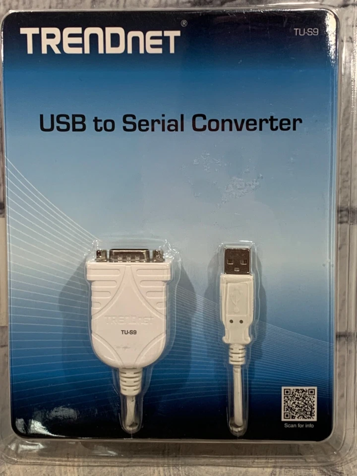 NEW TRENDnet TU-S9 USB to Serial Converter USB to RS-232 Cable - Image 1 of 2