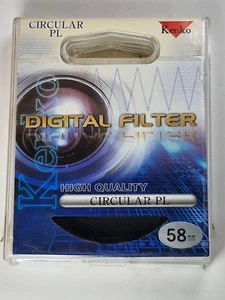 58mm Circular Cir Polarizing Polarizer Lens Filter C-PL CPL Polarizing Kenko E58 - Picture 1 of 5