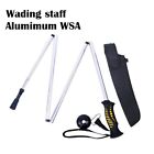 Quality Collapsible Folding Wading Staff Fly Fishing Stick Aluminum Alloy 1.39m