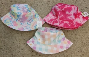 Girls Youth Bucket Hats NWT (Lot of 3) - Picture 1 of 4