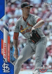2020 Topps Opening Day JACK FLAHERTY Blue Foil #76 Cardinals QTY Avail - Picture 1 of 1