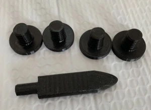 Perno de repuesto de 4 piezas compatible con cobertizos de almacenamiento Suncast - Imagen 1 de 5