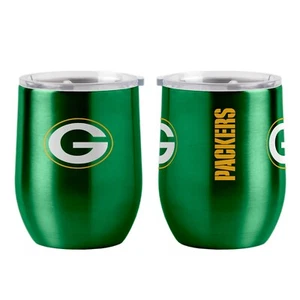 Green Bay Packers NFL 16 oz Ultra Curved Stemless Tumbler - Picture 1 of 4