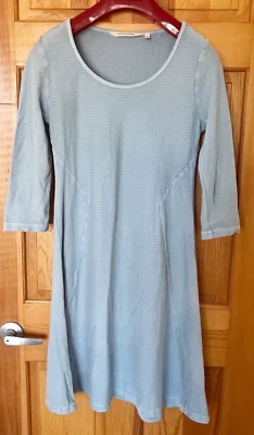Soft Surroundings Womens Dress Size XS Blue Knit Cotton Seamed Spring Summer - image 1 of 4