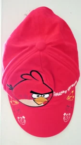 Angry Birds Baseball Hat Youth S/M Adjustable Red New 100% Cotton - Picture 1 of 4