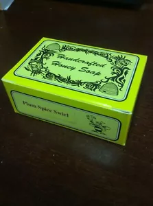 Jabón barra de miel artesanal aroma a especias de ciruela 5 oz / 142 g - Imagen 1 de 10